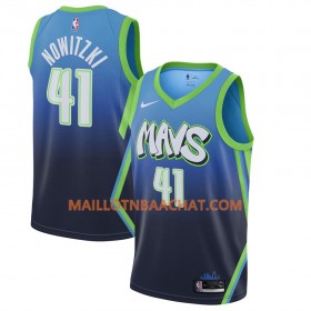 Maillot NBA Dallas Mavericks Dirk Nowitzki 41 Nike 2019-20 City Edition Swingman - Homme